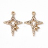 Alloy Rhinestone Pendants PALLOY-P287-08LG-01-2