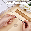 304 Stainless Steel with Black Glass Rectangle Pendant Urn Ashes Necklaces for Women Men NJEW-WH0013-83P-02-3