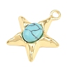 Synthetic Turquoise Pendants GG-G001-01G-05-2