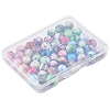 60Pcs Printed Acrylic Beads MACR-PA0001-71-7
