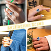 DIY 304 Stainless Steel Heart Finger Rings Making Kits STAS-HY0001-96-5