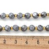 Terahertz Stone Round Beads Strands G-R002-01A-3