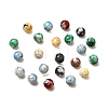 Opaque Spray Painted Glass Beads DGLA-MSMC002-16mm-1