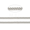 304 Stainless Steel Curb Chains CHS-R008-09-6