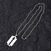 Non-Tarnish 201 Stainless Steel Pendant Necklaces for Man NJEW-Q336-02C-P-4