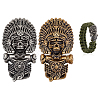 2Pcs 2 Colors Brass Shackle Clasps KK-NB0004-26-1