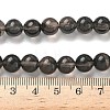 Natural Ice Obsidian Beads Strands G-P590-A03-8mm-02-3