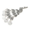 Tibetan Style Alloy Pendants X-FIND-M052-08AS-NR-2