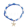 Ocean Alloy Charm Bracelets BJEW-MZ00338-01-3