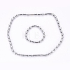 Non-magnetic Synthetic Hematite Jewelry Sets SJEW-G074-02P-1