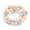 Natural Cultured Freshwater Pearl Beads Strands PEAR-P064-20K-09F-3