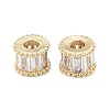 Brass Micro Pave Clear Cubic Zirconia Beads LS-ZIRC-L101-08G-1