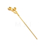 Alloy Hair Stick Findings FIND-WH0092-57G-2