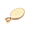 304 Stainless Steel Pendants STAS-I135-30G-2