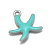 304 Stainless Steel Enamel Charms STAS-D361-04P-05-1