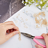 340Pcs 6 Sizes Brass Open Jump Rings KK-FH0005-39-4