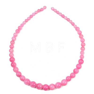 Natural Mashan Jade Graduated Beads Strands GG-CBA2AE1-A08-H-1