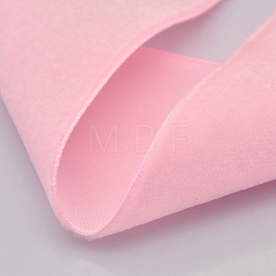 Polyester Velvet Ribbon for Gift Packing and Festival Decoration SRIB-M001-4mm-123-1