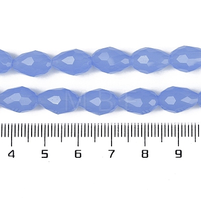 Electroplate Imitation Jade Glass Beads Strands EGLA-N013-J10mm-D06-1