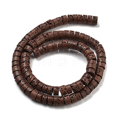 Natural Lava Rock Dyed Beads Strands G-K375-G04-01-1