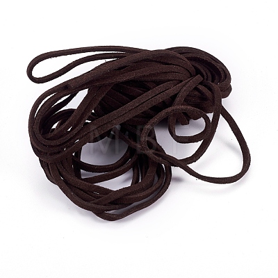 Flat Faux Suede Cord LW-WH0003-01B-1