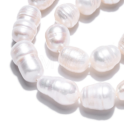 Natural Cultured Freshwater Pearl Beads Strands PEAR-N012-10C-1