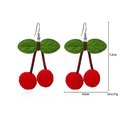 Christmas Alloy Dangle Earrings FS-WGC5D36-01-1