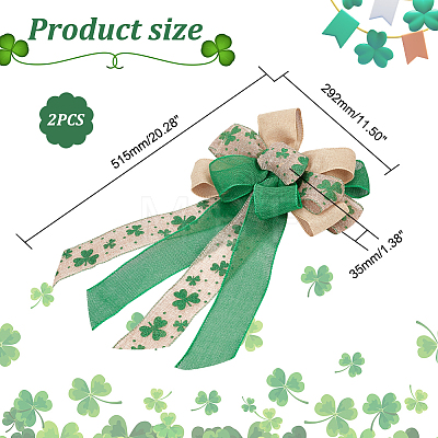 Big Polyester Packaging Ribbon Bows FIND-WH0126-09A-1