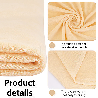 Short Plush Polyester Fabric DIY-WH0542-23A-1