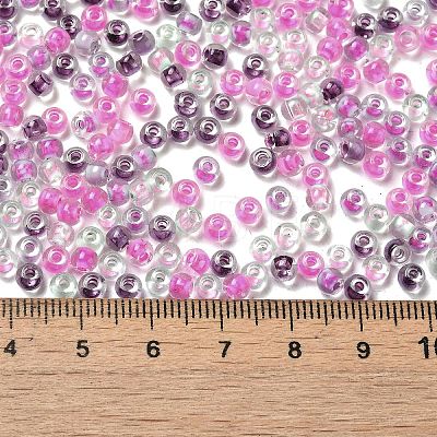 Transparent Glass Round Seed Beads SEED-B001-05A-02-1