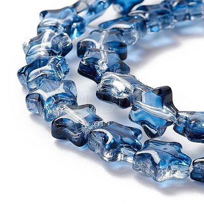 Transparent Glass Beads Strand X1-GLAA-F112-02H-1