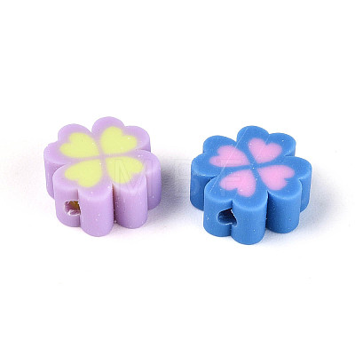 Handmade Polymer Clay Beads X1-CLAY-T023-10M-1