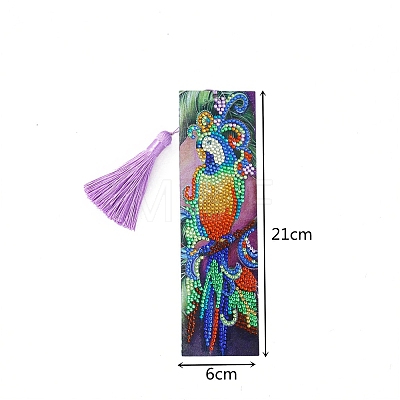 DIY Diamond Painting Bookmark with Tassel Pendants Kits PW-WGABD7C-01-1