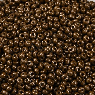 8/0 Baking Paint Glass Seed Beads SEED-M012-02A-53-1