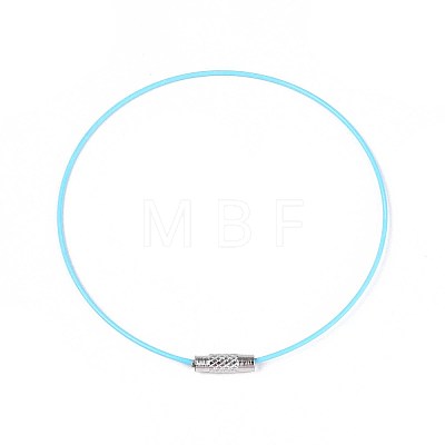 Steel Wire Bracelet Cord DIY Jewelry Making TWIR-R004-14-1