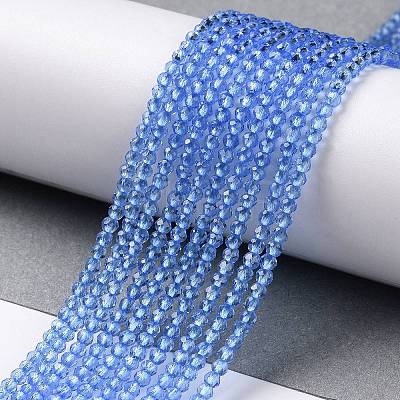 Transparent Glass Beads Strands GLAA-H021-03-10-1