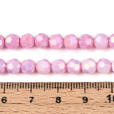 Anti-Tarnish Electroplate Glass Beads Strands EGLA-T021-6mm-15-03-1