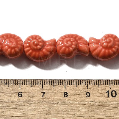 Handmade Porcelain Beads Strands PORC-I028-02H-1