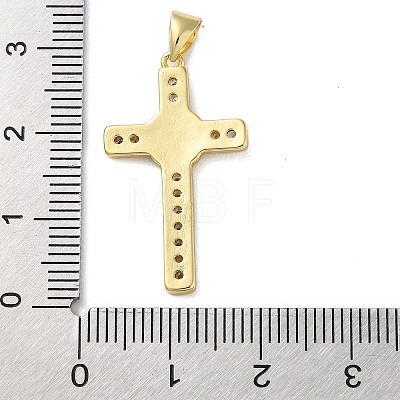 Brass Micro Pave Cubic Zirconia Pendants KK-A212-05E-G-1