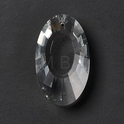 Transparent Glass Big Pendants X-GLAA-F118-08-1