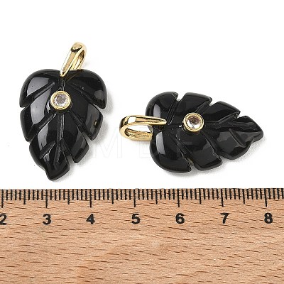 Natural Obsidian Pendants GG-CBA105B-01C-G-1