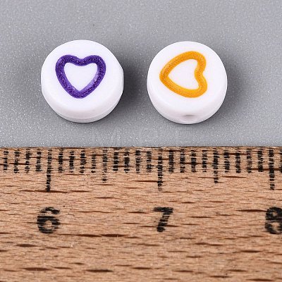 Opaque Acrylic Beads AC-N167-02-M01-1