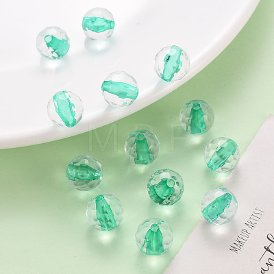 Transparent Acrylic Beads TACR-S154-10A-68-1