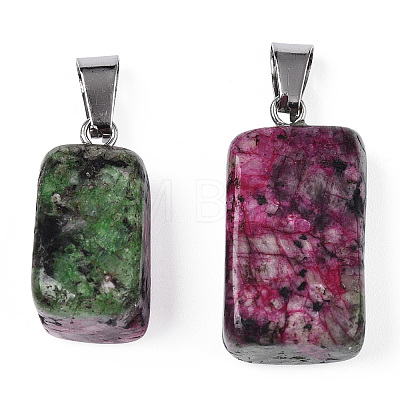 Natural Ruby in Zoisite Pendants G-Q996-24A-1