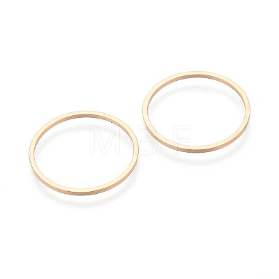 Brass Linking Rings KK-S327-06KC-20mm-1