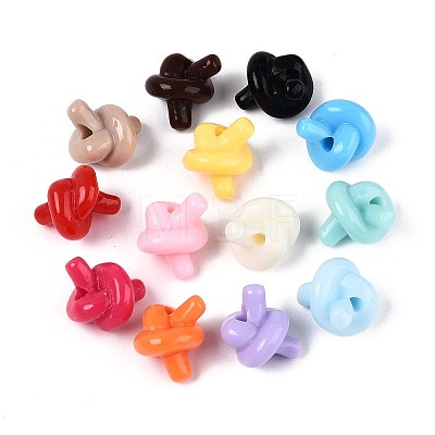 Opaque Acrylic Beads SACR-T035-27M-1