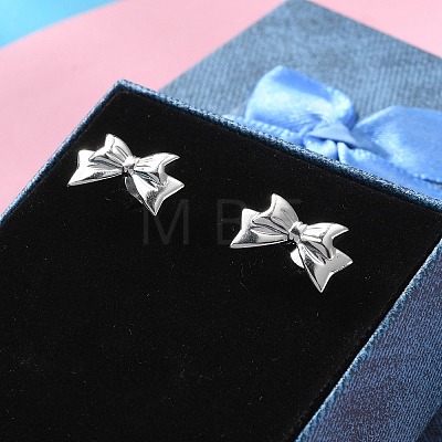 304 Stainless Steel Stud Earrings for Women EJEW-K306-04P-1