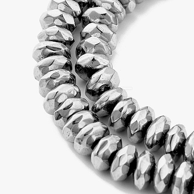 Electroplate Non-magnetic Synthetic Hematite Beads Strands X-G-J160-D-01-1