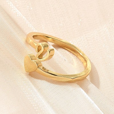 Brass Cuff Rings for Women RJEW-U044-V-1