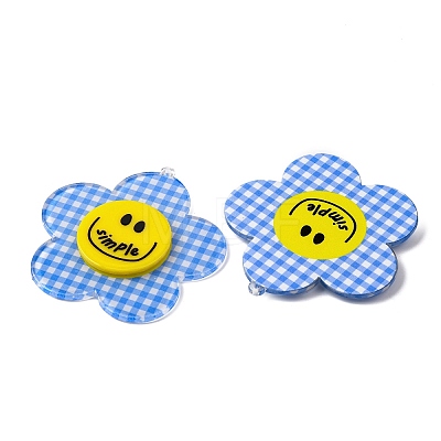 Opaque Printed Acrylic Big Pendants OACR-B053-01D-1